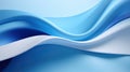 a blue and white abstract background with wavy lines and curves Royalty Free Stock Photo