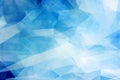 Blue and white abstract polygonal background Royalty Free Stock Photo