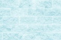 Blue and white brick wall texture background . Royalty Free Stock Photo