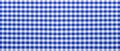 Blue and white checkered tablecloth pattern