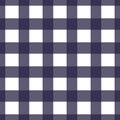 Blue white checks, Gingham, plaid seamless pattern