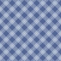 Blue White Classic Argyle Plaid Royalty Free Stock Photo