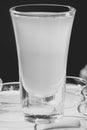 Blue white cocktail