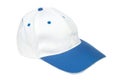 Blue and White color baseball caps