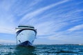 Cruise Ship on Turquoise Sea Royalty Free Stock Photo