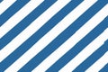 blue and white diagonal stripes background, seamless pattern, vector illustration, flat design, simple shapes, uniform color Royalty Free Stock Photo