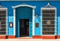 Blue and White Facade - Cuba