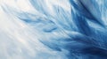 Blue and White Feather Texture Abstract Painting Royalty Free Stock Photo