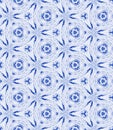 Blue white vintage pattern