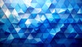Blue and White Geometric Faceted Low Poly Crystal Background Texture Pattern abstract Royalty Free Stock Photo