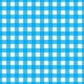 Blue white gingham cloth, tablecloth,, background, wallpaper, fabric, texture pattern vector illustration Royalty Free Stock Photo