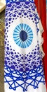 Blue White Greek Evil Eye Flag Athens Greece