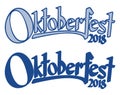 Header with text Oktoberfest 2018