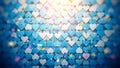 Blue and White Hearts Background Royalty Free Stock Photo