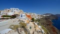 Blue and white houses at Oia Santorini