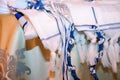 The blue and white Jewish tallit