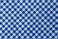 Blue and White Lumberjack Plaid Seamless Pattern Royalty Free Stock Photo