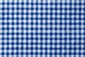 Blue and White Lumberjack Plaid Seamless Pattern Royalty Free Stock Photo