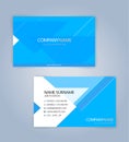 Blue and White modern business card template