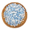 Blue and White Muisjes