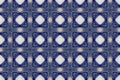 Blue and white pattern