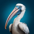 Realistic Pelican Character Illustration With Detailed Features