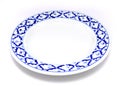 Blue and white plate pineapple pattern traditional style