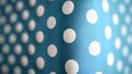 Blue and white polka dot textured background pattern Royalty Free Stock Photo