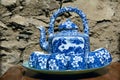 Blue-and-white porcelain Royalty Free Stock Photo