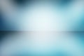 Blue white rays light gradient empty studio room backdrop wallpaper abstract background blurred. use for showcase or product your. Royalty Free Stock Photo