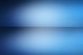 Blue white rays light gradient empty studio room backdrop wallpaper abstract background blurred. use for showcase or product your. Royalty Free Stock Photo