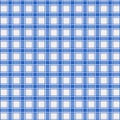 Blue white rectangle lines gingham cloth, tablecloth, background, wallpaper, fabric, texture pattern vector illustration Royalty Free Stock Photo