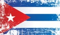 Flag of the Republic of Cuba, blue white with a red triangle and a five-pointed star