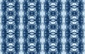 BLUE AND WHITE REPEAT PATTERN WITH DETAILED NETWORK