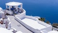 Blue and white Santorini