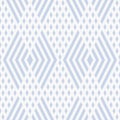Blue and white seamless vector pattern, simple elegant geometric rhombus design Royalty Free Stock Photo