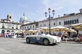 A blue and white SIATA Daina Gran Sport Farina