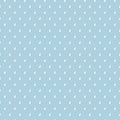 Blue and white simple rain drops falling, seamless pattern, vector Royalty Free Stock Photo