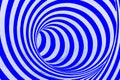 Blue and white spirograph curve spiral background. Royalty Free Stock Photo