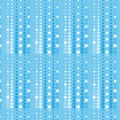 Blue and white star halftone pattern background