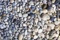 Blue and white stone, gravel, texture background Royalty Free Stock Photo
