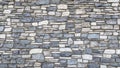 Blue and white stone wall