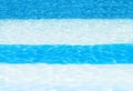 Blue and white striped swimming pool background