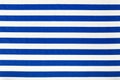 Blue and white stripes fabric pattern, background Royalty Free Stock Photo