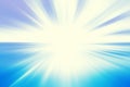 Blue and white sunburst abstract background Royalty Free Stock Photo