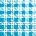 Blue and white tablecloth seamless pattern. Royalty Free Stock Photo