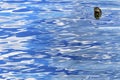 Blue White Water Reflection Abstract Lake Coeur d` Alene Idaho Royalty Free Stock Photo