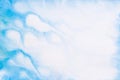 Blue and white watercolor painted backgound texture Royalty Free Stock Photo