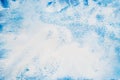 Blue and white watercolor painted backgound texture Royalty Free Stock Photo
