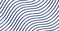 Wide wavy abstract banner. Wavy thick diagonal lines illustration. Optical illusion background. Abstract wavy texture.